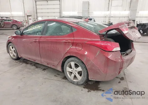 2013 Hyundai Elantra Gls z USA, uszkodzony, nr VIN 5NPDH4AE7DH443041